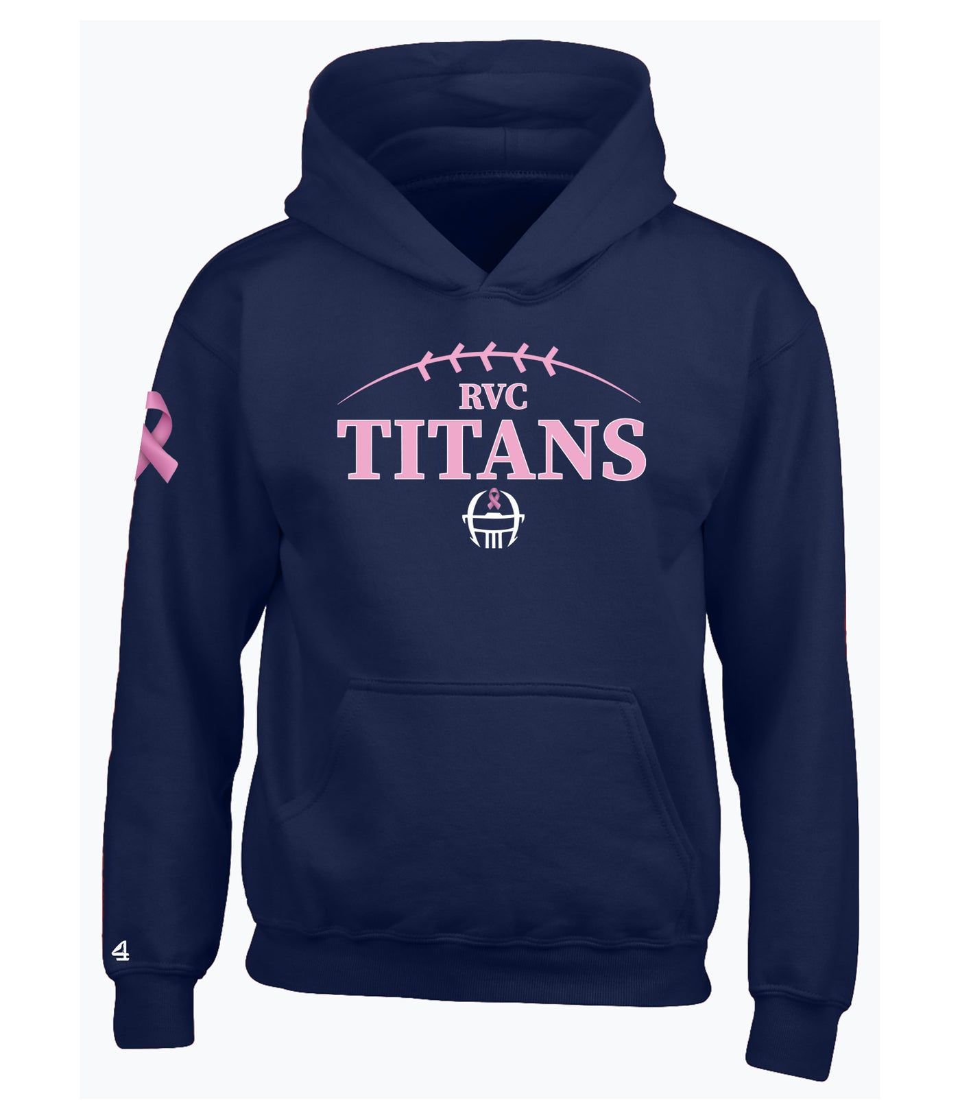 Titans Hoodie Cancer Awareness Youth & Adult Size