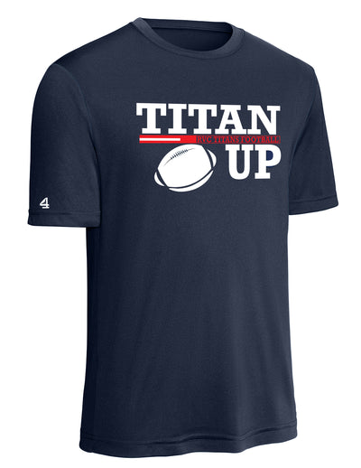 Titans Gameday Short Sleeve Moisture Wicking Performance T Shirt Youth & Adult Size