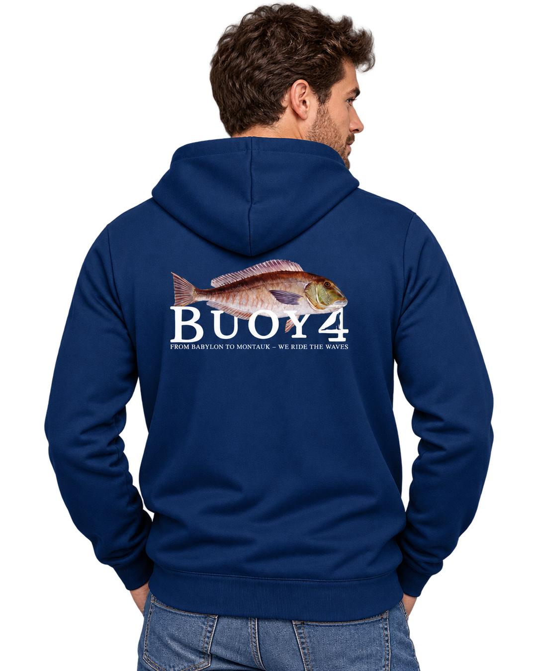 Buoy4 Tile Fish Hoodie