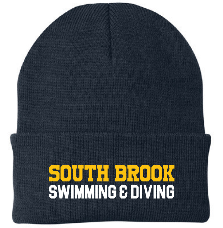 South Brook Swimming and Diving Embroidered Knit Cap