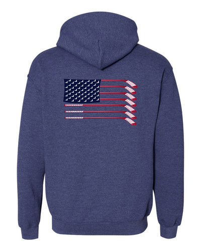 On Frozen Pond - USA Hockey Hoodie