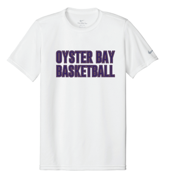 Oyster Bay Basketball Short Sleeve Nike Performance T-shirt