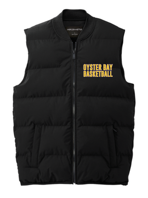 Oyster Bay Basketball Embroidered Puffer Jaket