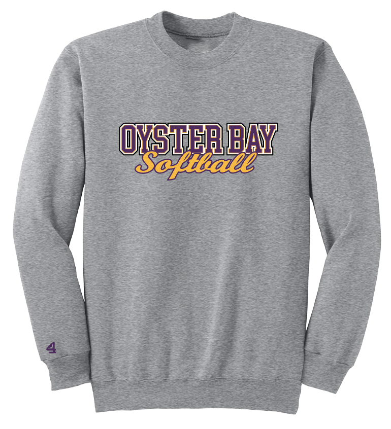 Oyster Bay Softball Crewneck Sweatshirt