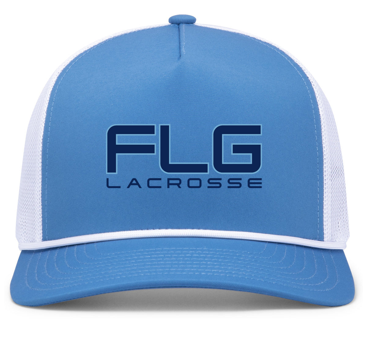 FLG Lacrosse Embroidered Trucker Hat with Rope