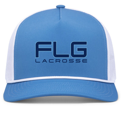 FLG Lacrosse Embroidered Trucker Hat with Rope