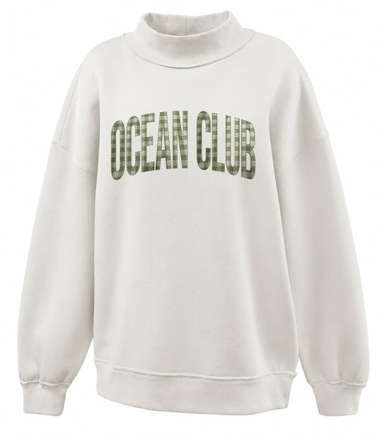 The Ocean Club Cream Printed Mockneck (AVAILABLE July 15)