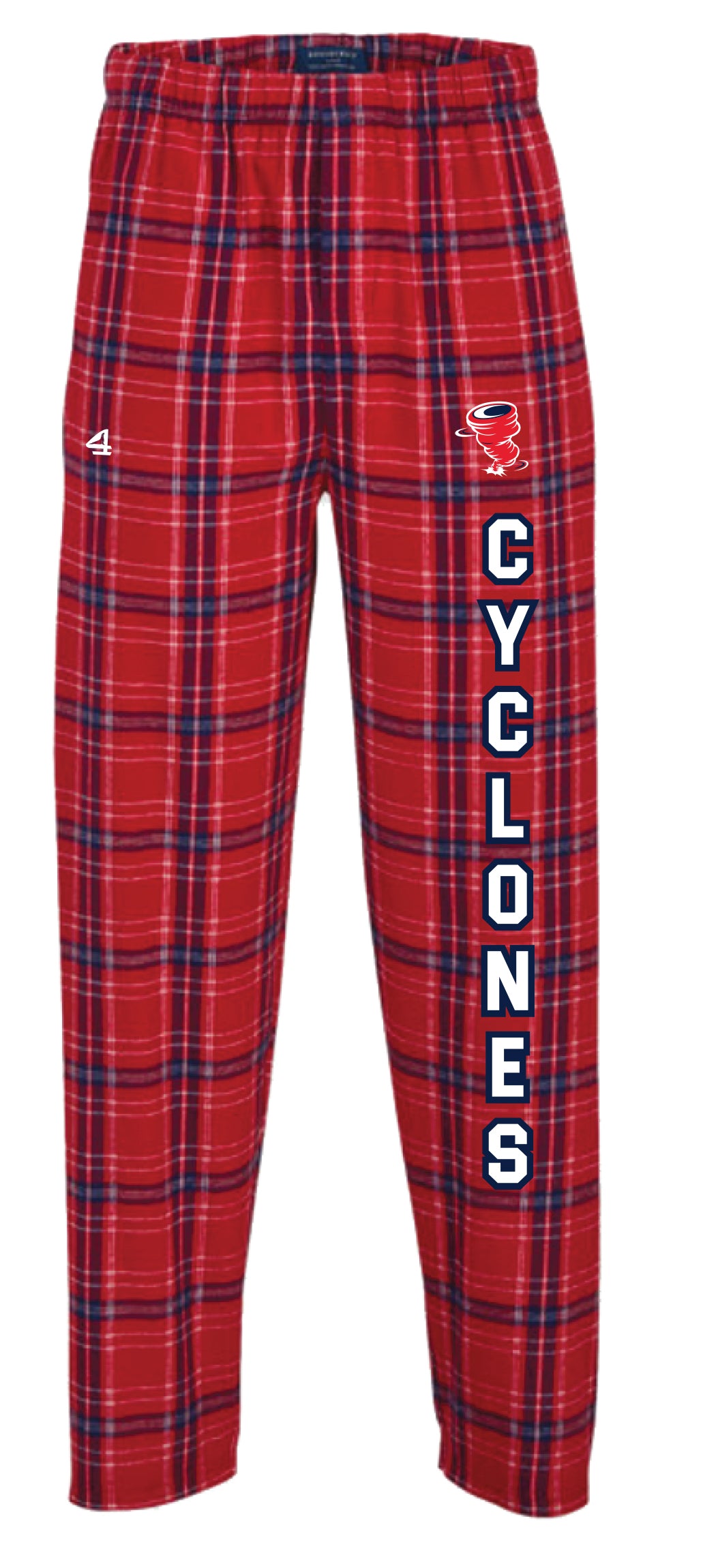 South Side Middle School Cyclones Flannel PJs