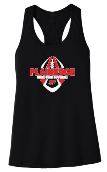 PLAINEDGE FLAG FOOTBALL Women's Racerback Tank