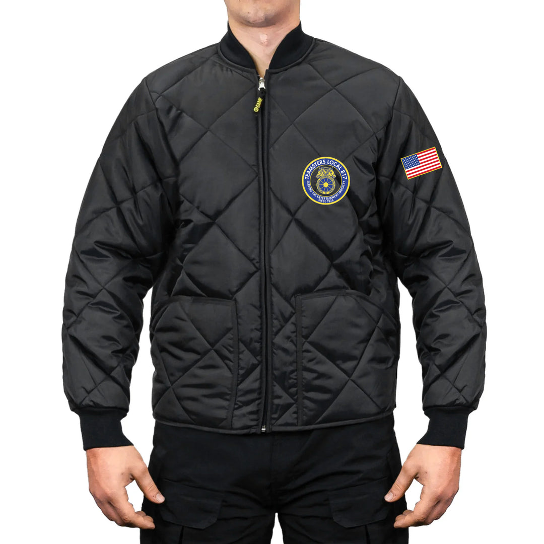 THEATRICAL TEAMSTERS Embroidery Puff Jacket