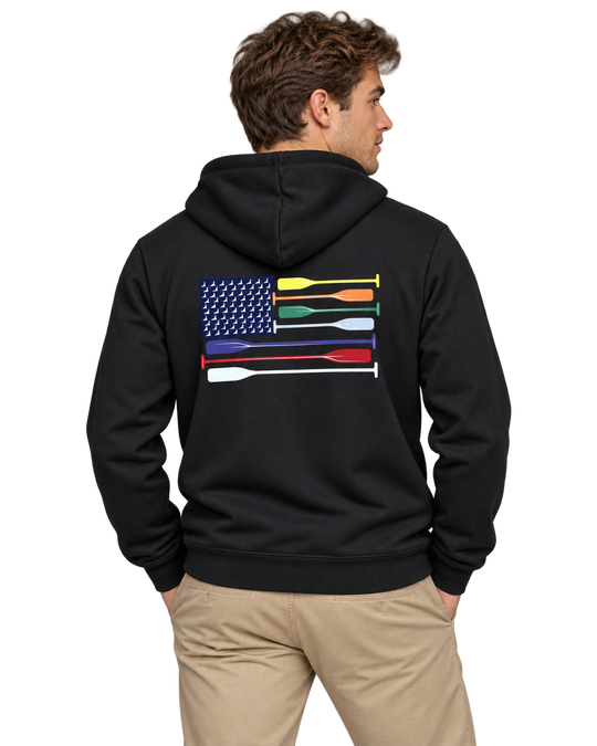 First Responders  - Oars Flag Full-Zip Hoodie