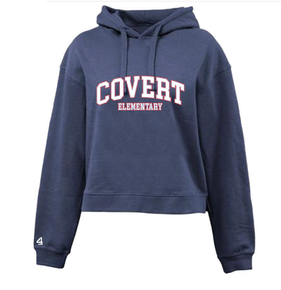 Covert Elementary Cropped Fleece Hoodie