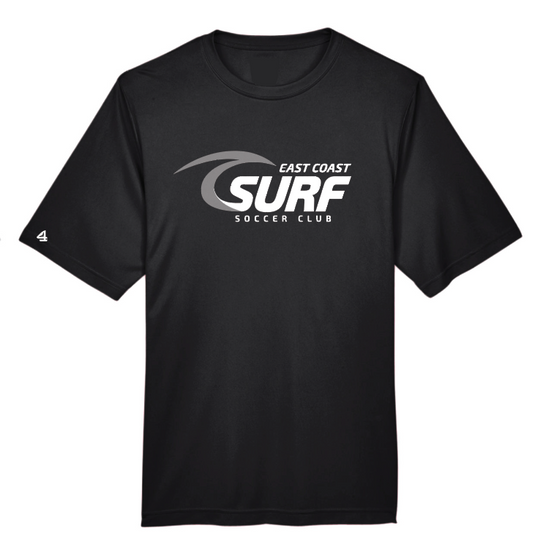 East Coast Surf Soccer Club Logo Performance Short sleeve T-shirt