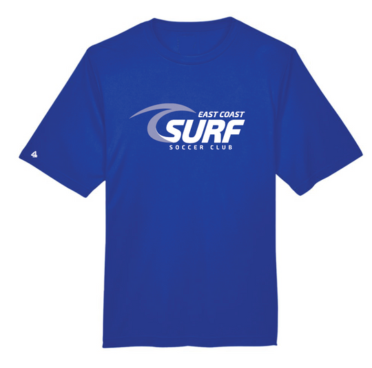 East Coast Surf Soccer Club Logo Performance Short sleeve T-shirt