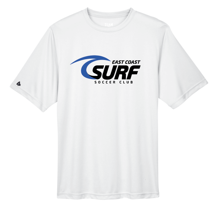 East Coast Surf Soccer Club Logo Performance Short sleeve T-shirt