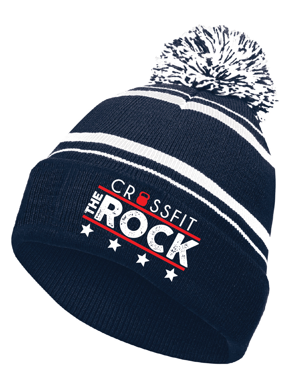 Crossfit the Rock Pom Pom Beanie