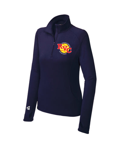 RVC Softball Women's Embroidered  1/4 Zips