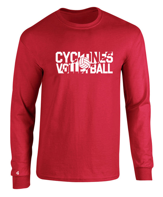 SOUTH SIDE CYCLONES VOLLEYBALL LS Tshirt