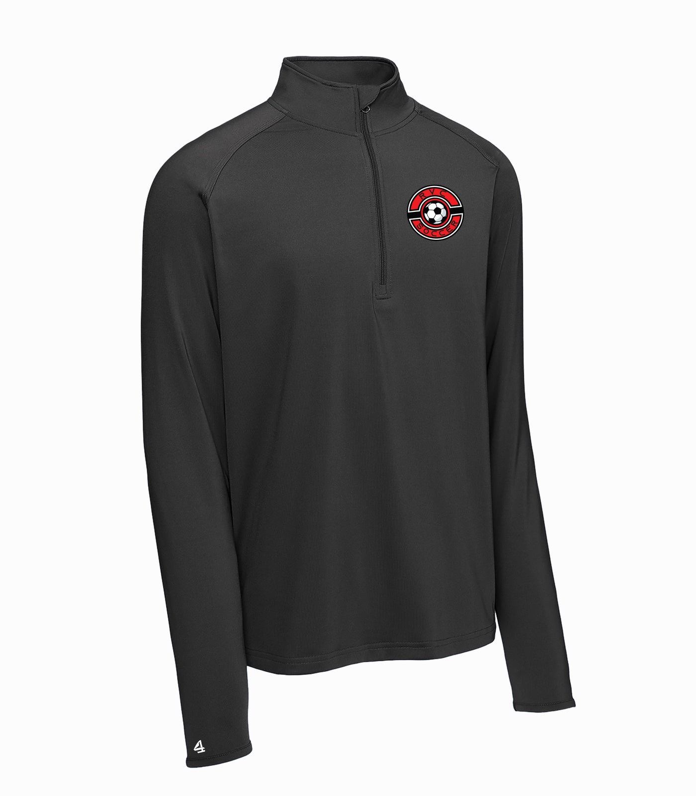 RVC SOCCER embroidered 1/4 zip