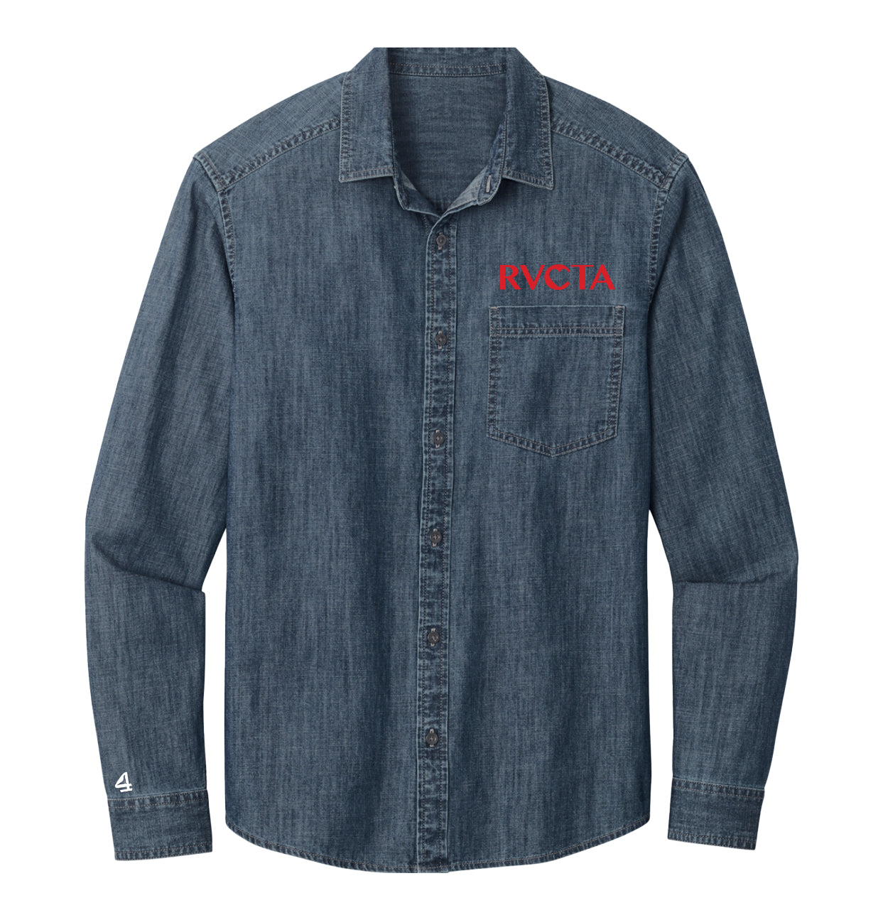 RVCTA  Long Sleeve Perfect Denim Shirt