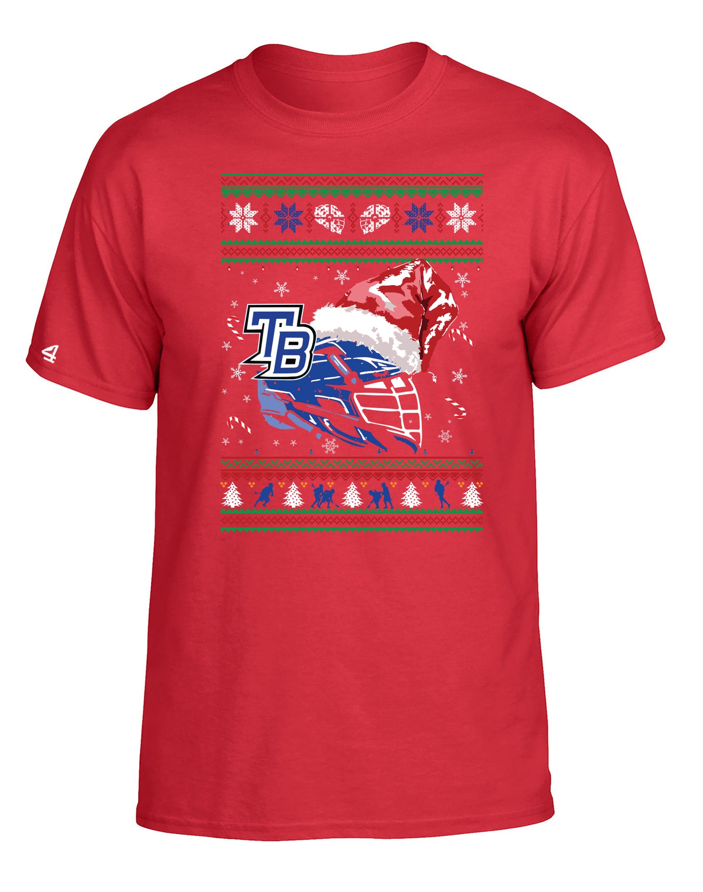 TRUE BLUE Lacrosse Xmas SS T-shirt