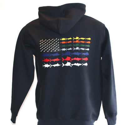 Adult First Responders Line Flag PullOver