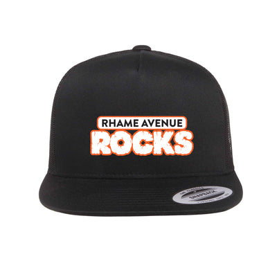 Rhame Ave Rocks Embroidered Trucker Hat