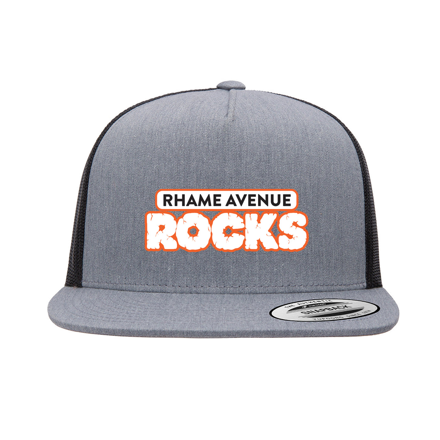 Rhame Ave Rocks Embroidered Trucker Hat