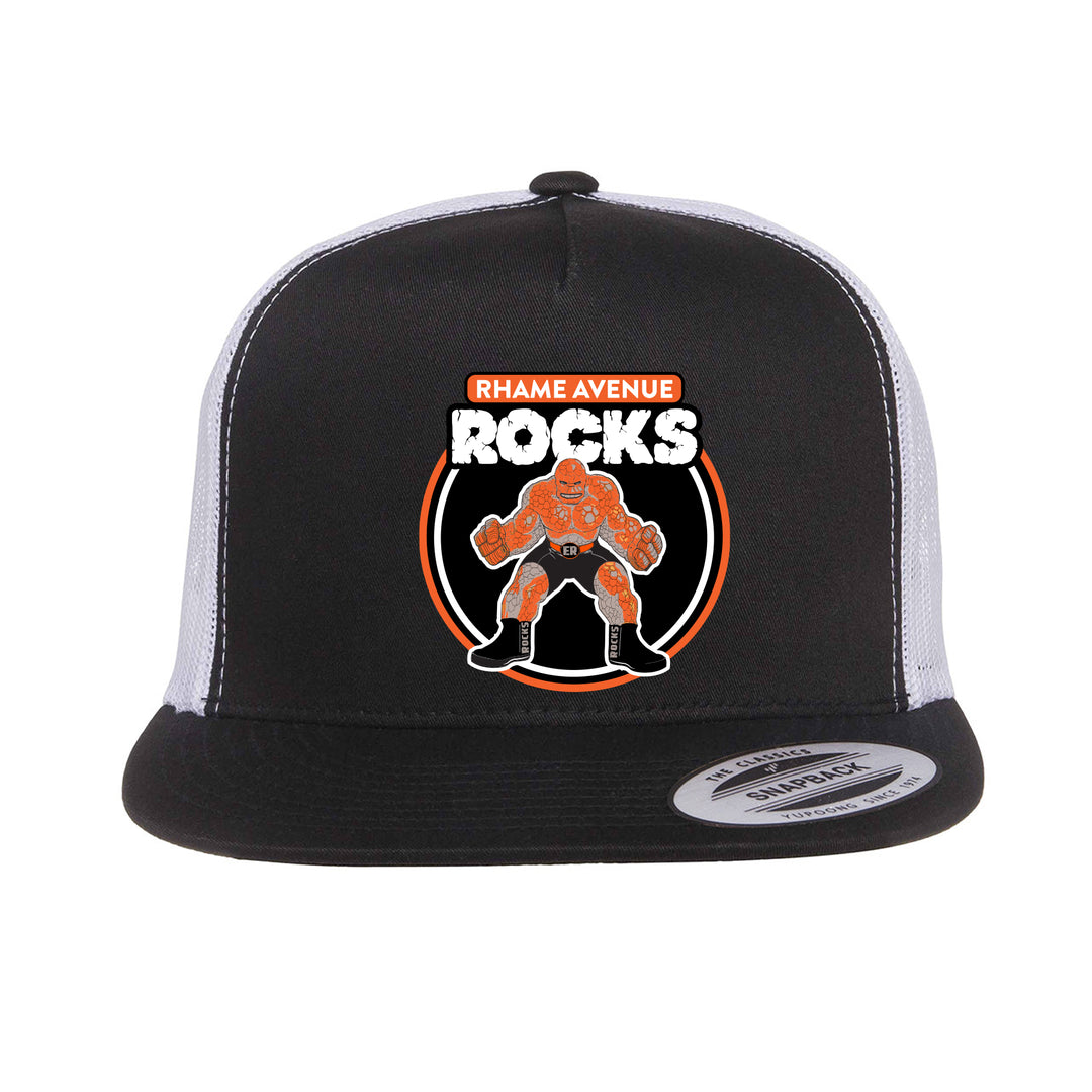 Rhame Ave Rocks Embroidered Trucker Hat