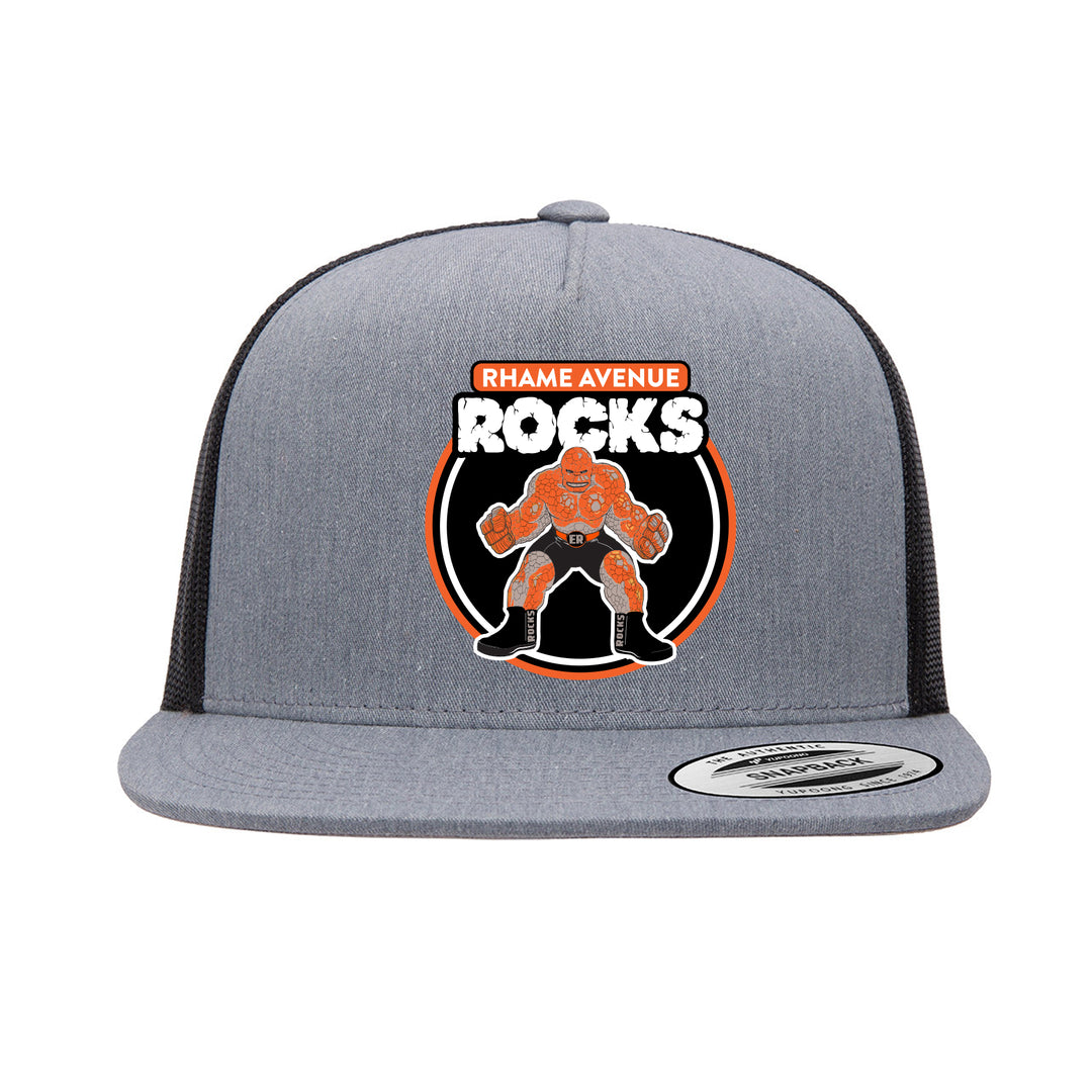 Rhame Ave Rocks Embroidered Trucker Hat