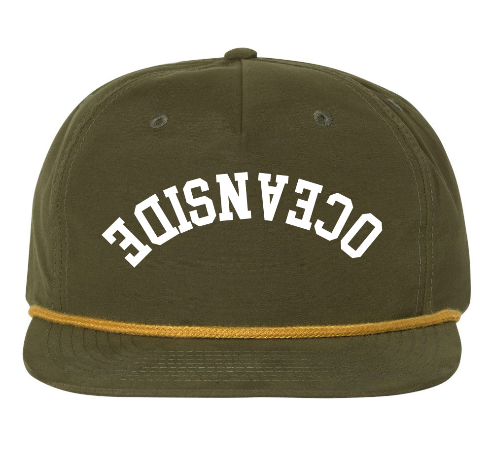 Capture Life Puff Embroidery Snapback Cap with rope