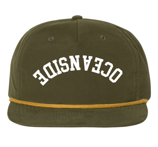 Capture Life Puff Embroidery Snapback Cap with rope