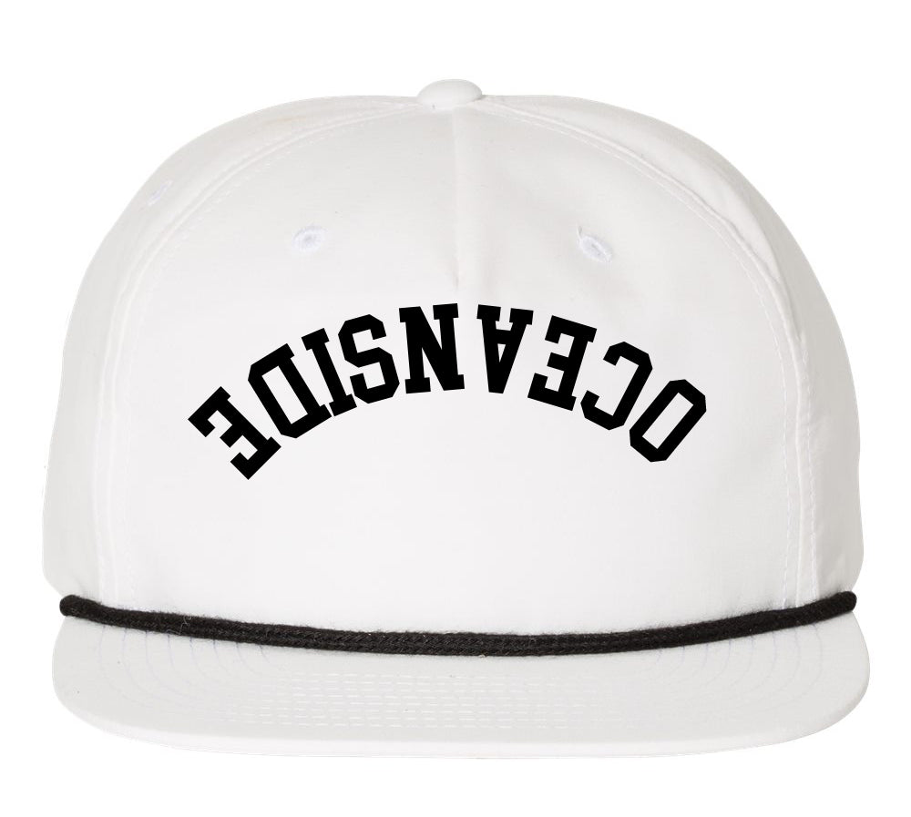 Capture Life Puff Embroidery Snapback Cap with rope