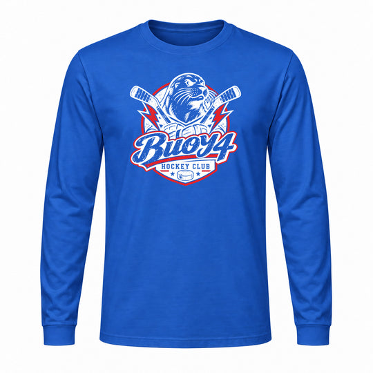 BUOY4 SEAL HOCKEY CLUB LONG SLEEVE GRAPHIC TEE