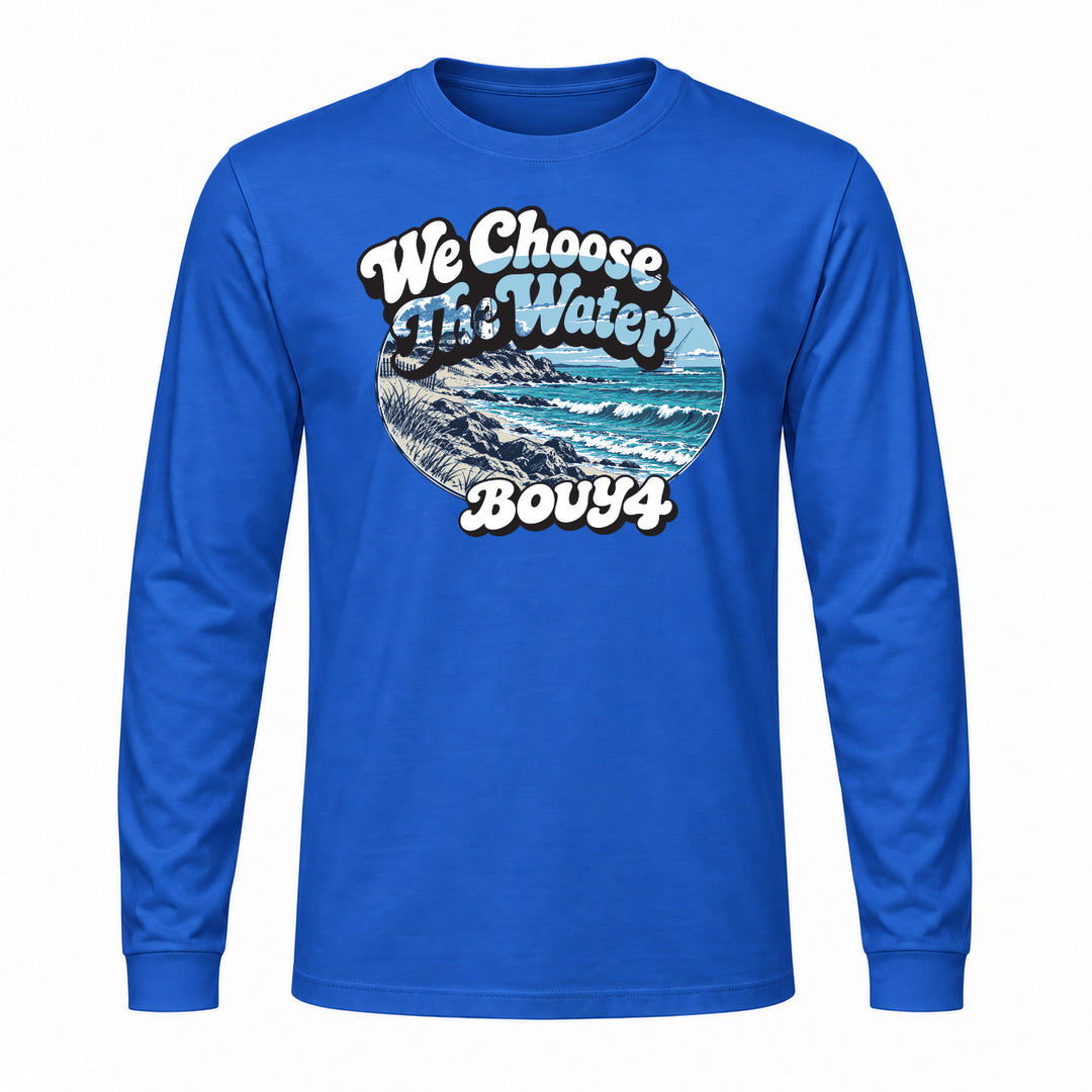 BUOY4 WE CHOOSE THE WATER BEACH LONG SLEEVE GRAPHIC TEE