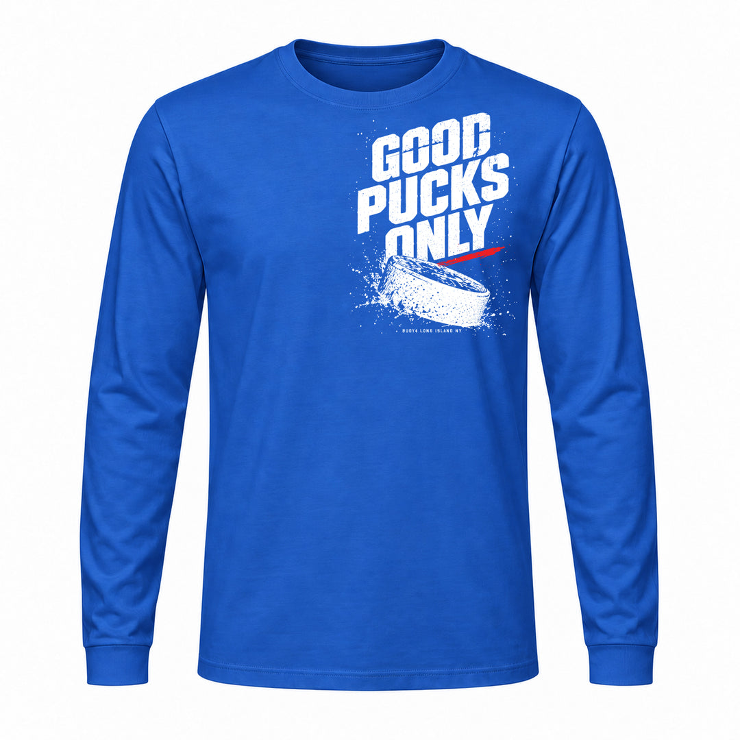 GOOD PUCK ONLY HOCKEY LONG SLEEVE GRAPHIC TEE