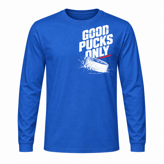 GOOD PUCK ONLY HOCKEY LONG SLEEVE GRAPHIC TEE