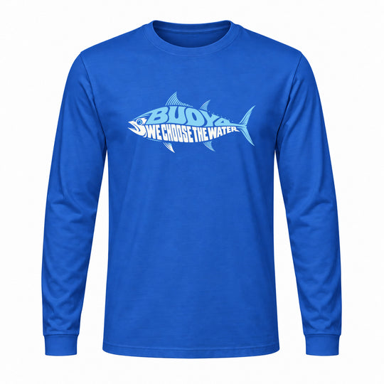 BUOY4 WE CHOOSE THE WATER TUNA LONG SLEEVE GRAPHIC TEE