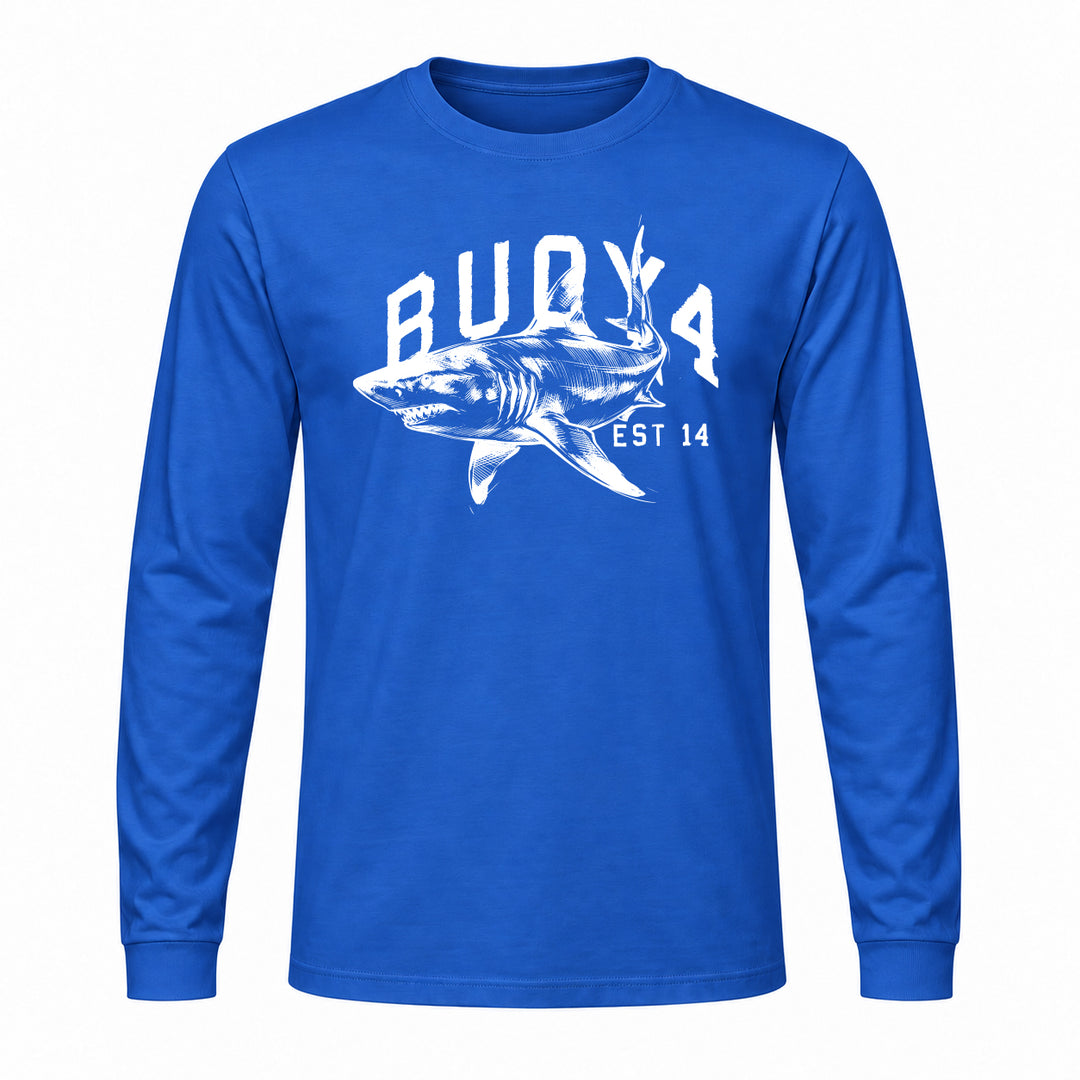 BUOY4 SHARK EST LONG SLEEVE GRAPHIC TEE