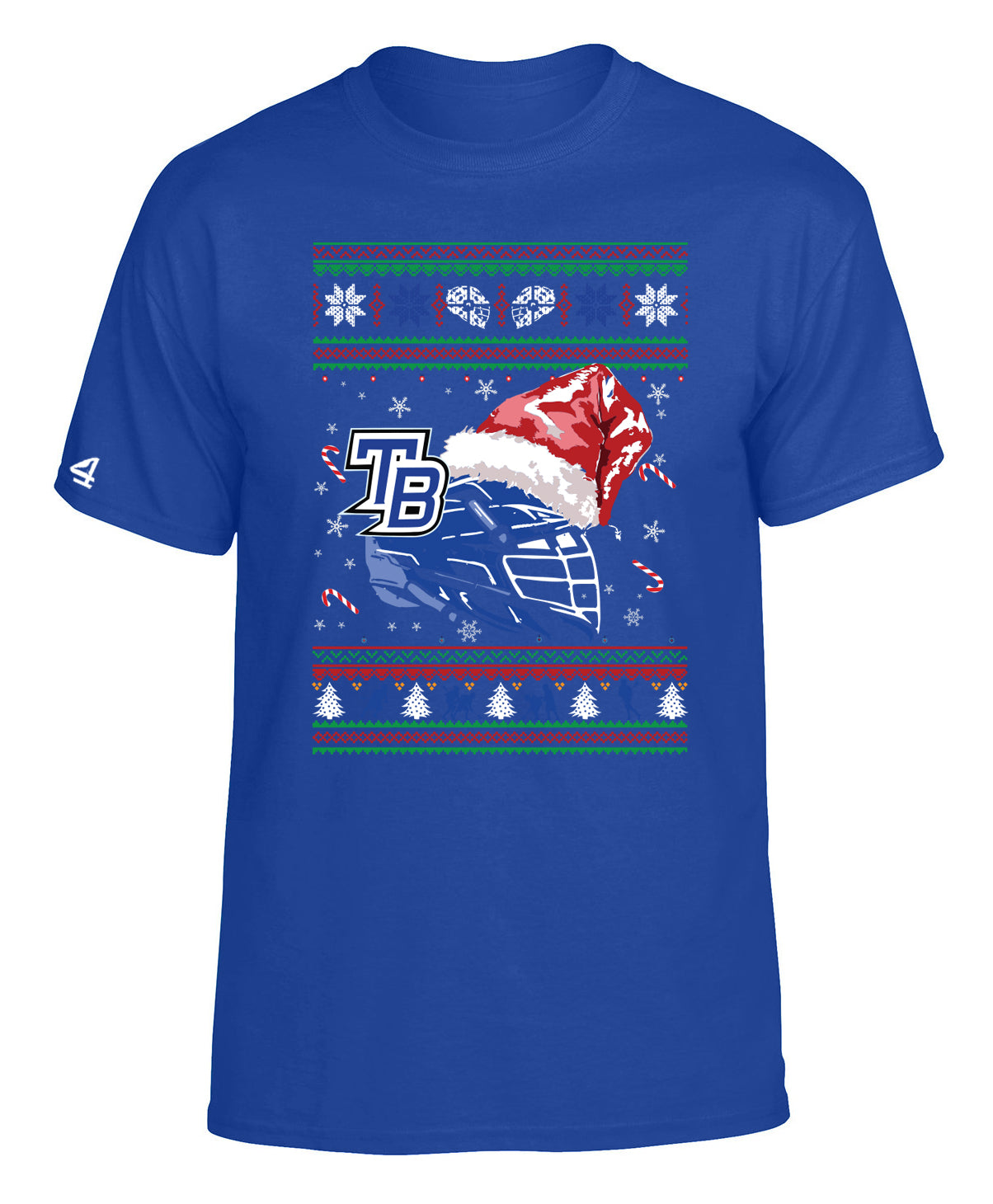 TRUE BLUE Lacrosse Xmas SS T-shirt