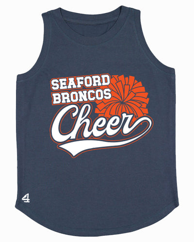 Seaford Broncos Cheer Relax Tank