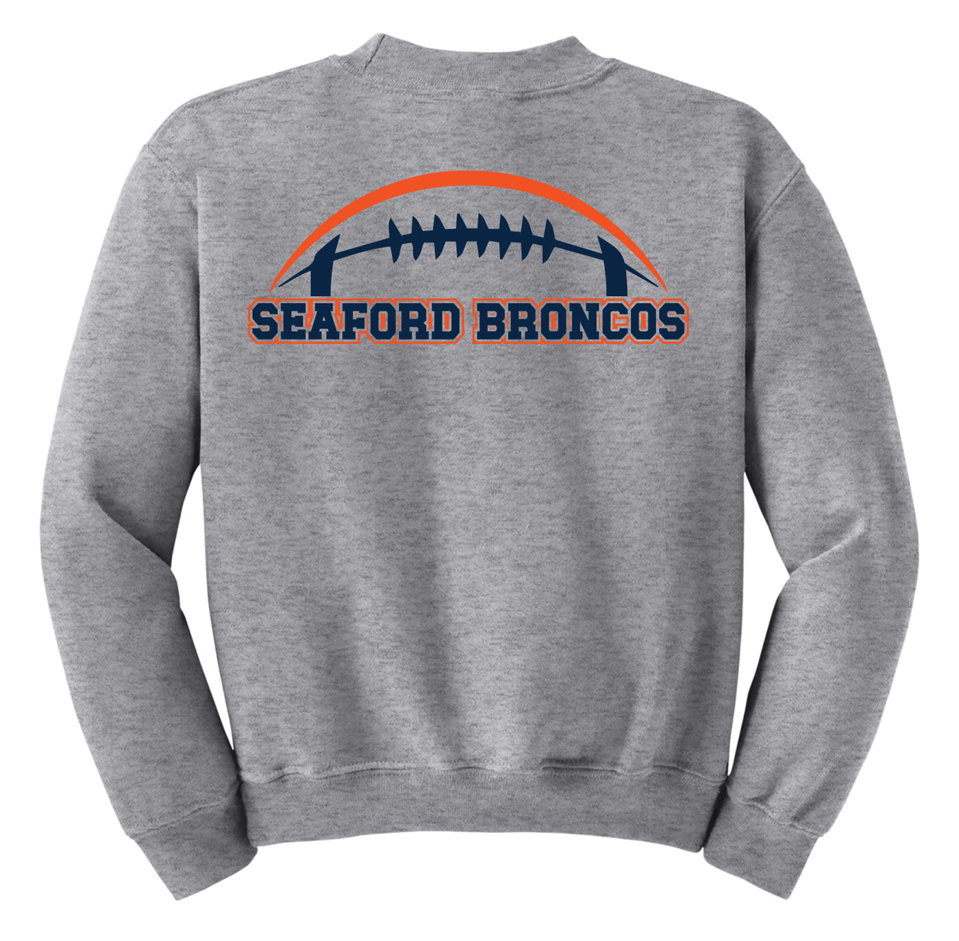 Seaford Broncos Football Crewneck Sweatshirt