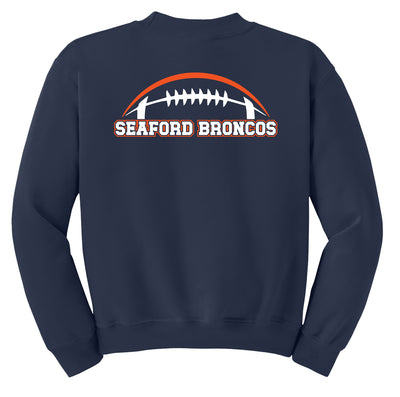 Seaford Broncos Football Crewneck Sweatshirt