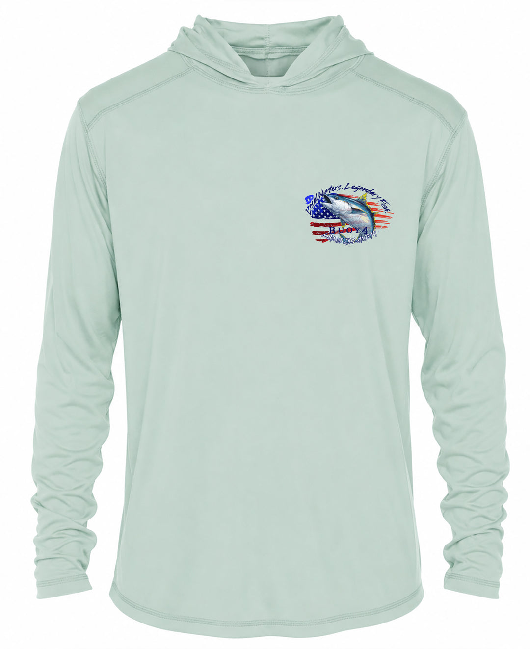 Buoy 4 Star Stripes and Tuna sublimated UPF 50+ Hoodie