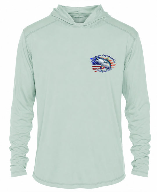 Buoy 4 Star Stripes and Tuna sublimated UPF 50+ Hoodie