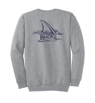 BUOY 4 Shark Fin Crewneck Sweatshirt