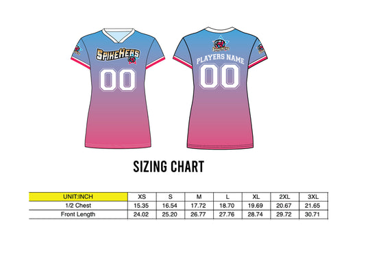 Spikehers Volleyball 15- 17 Uniform