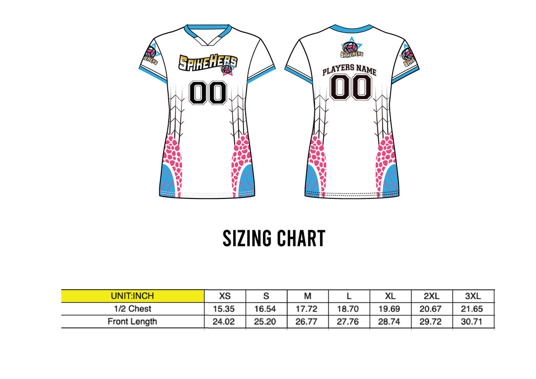 Spikehers Volleyball TEAM 13-14 Uniform