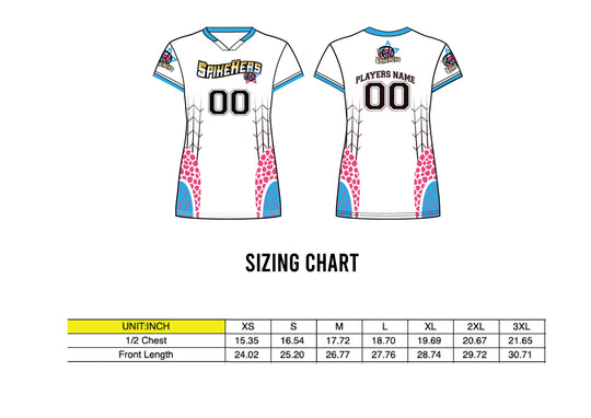 Spikehers Volleyball TEAM 13-14 Uniform