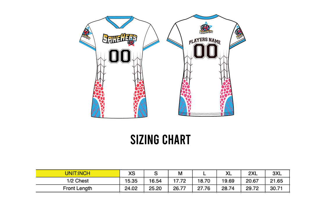 Spikehers Volleyball 15- 17 Uniform